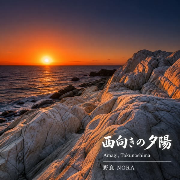 西向きの夕陽 の ジャケット