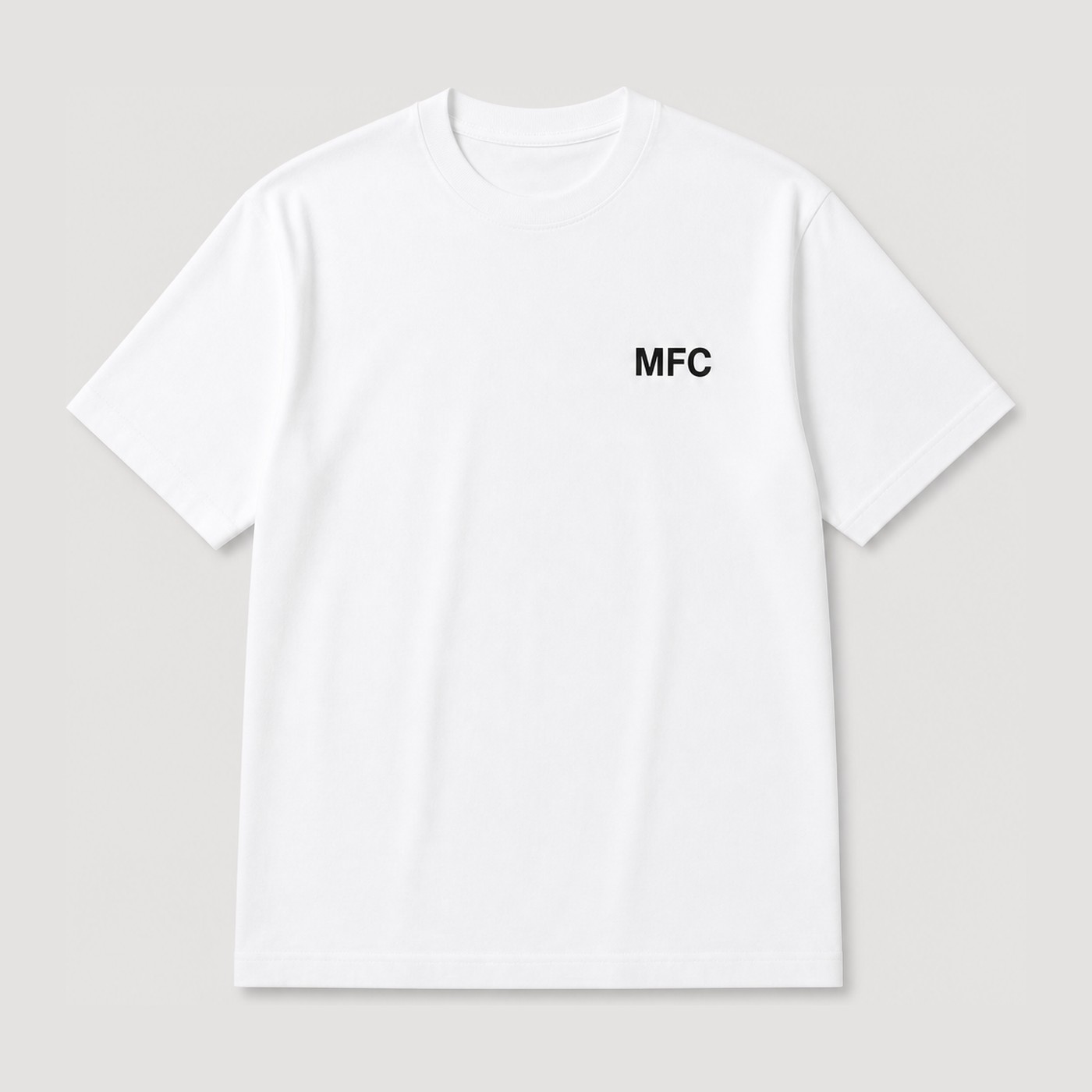 MFC Tシャツ（ホワイト・フロント・デザインイメージ）
